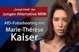 Well Know German Model and AfD Leader Maria Theresa Kaiser was convicted for Merely Publicizing Public Reports of gang rapes by Afghan men in Germany