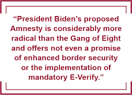 There are 50 Million Illegals in the US and 25 Million would qualify for Amnesty. Once they have a Green Card They Can Sponsor Reatibes. This would Increase the Numbwr of Immigrants to 150 Million of More. Nearly 50% of the US Population